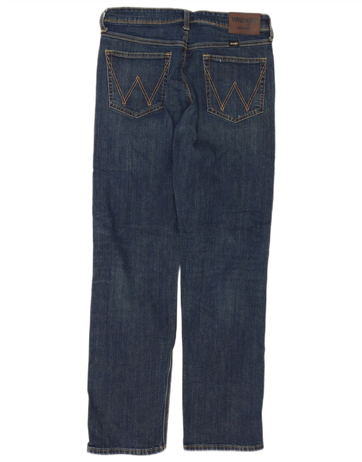 Męskie jeansy Wrangler o prostym kroju W30 L30, niebieskie, bawełniane