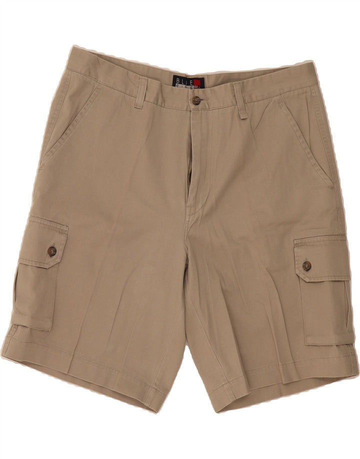 BLUE SIDE Mens Cargo Shorts W38 XL Beige Vintage Blue Side and Second-Hand Blue Side from Messina Hembry 