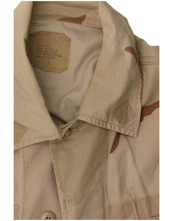 Męska kurtka użytkowa Vintage UK 36 w małym kamuflażu khaki