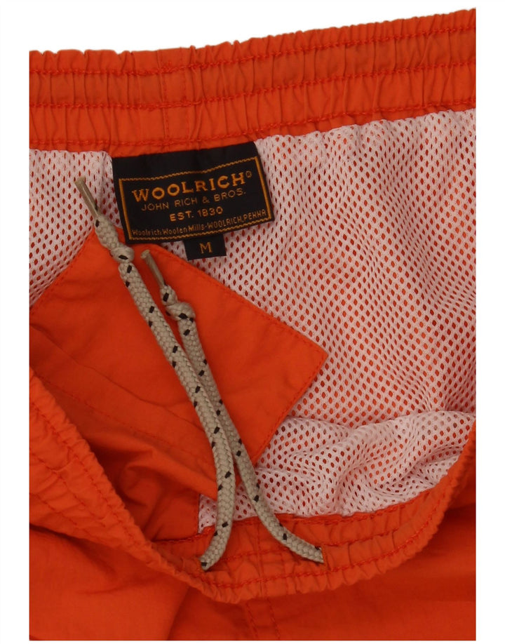Męskie spodenki sportowe Woolrich Średni pomarańczowy nylon