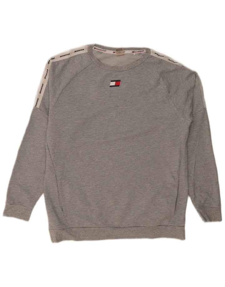 Męska bluza z grafiką Tommy Hilfiger w kolorze średnioszarym