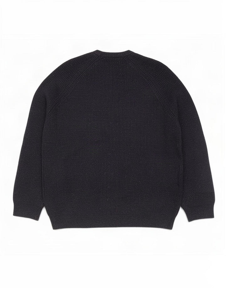 Marks & Spencer Męski sweter z okrągłym dekoltem XL, granatowy, poliamid