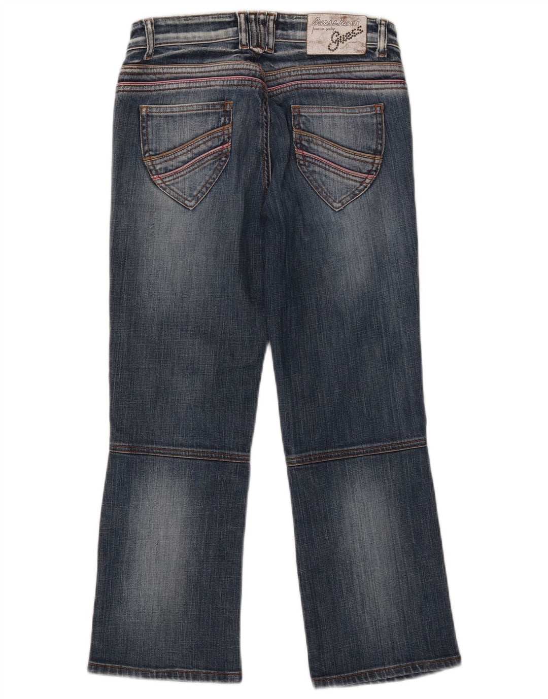 Guess Damskie Krótkie Jeansy W26 L24 Niebieskie Bawełniane