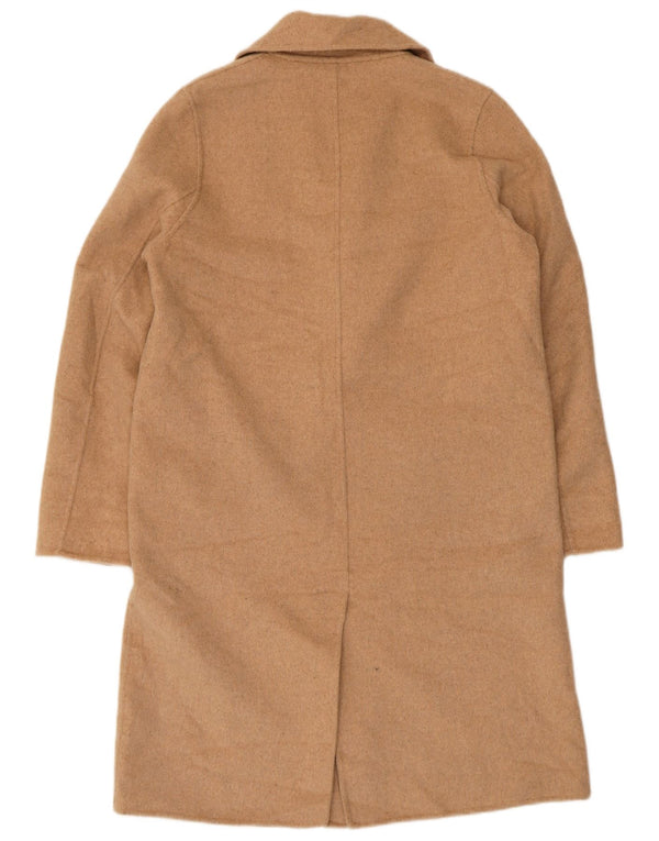 Damski płaszcz oversize Zara UK 6 XS, beżowy, wełniany