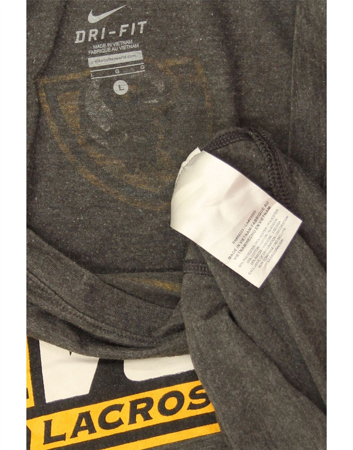 Damski top NIKE VCU Rams Graphic z długim rękawem, UK 16, duży, szary poliester