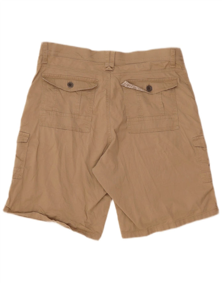 Damskie spodenki cargo w stylu vintage US14 W34, bawełna khaki