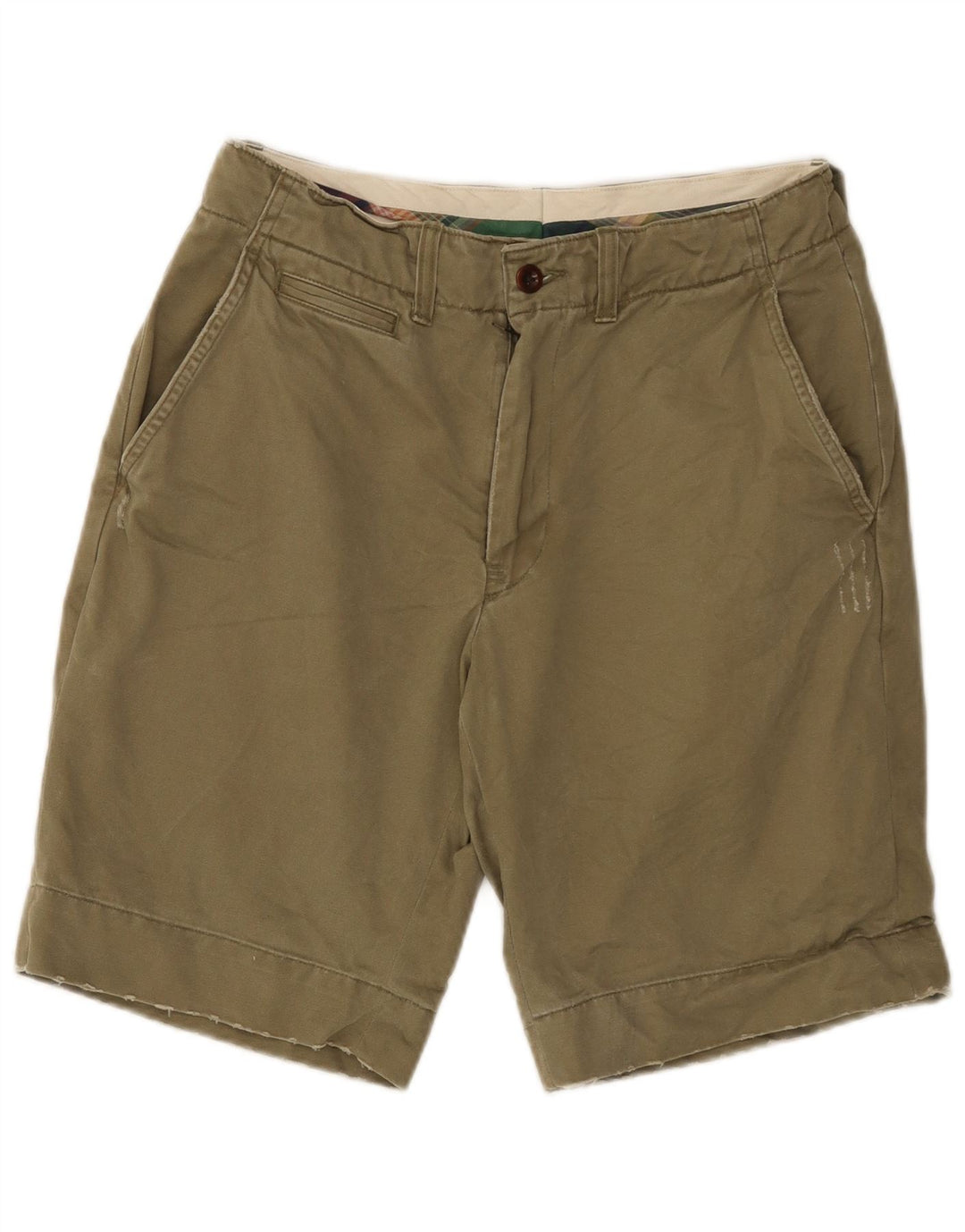 POLO RALPH LAUREN Męskie spodenki Chino W30 Średnia bawełna khaki