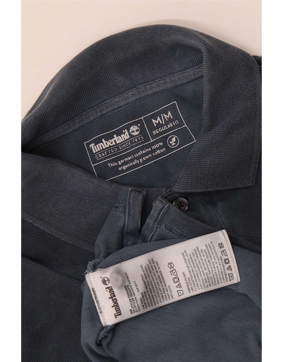 Męska koszulka polo Timberland o regularnym kroju, średnia, granatowa, bawełniana