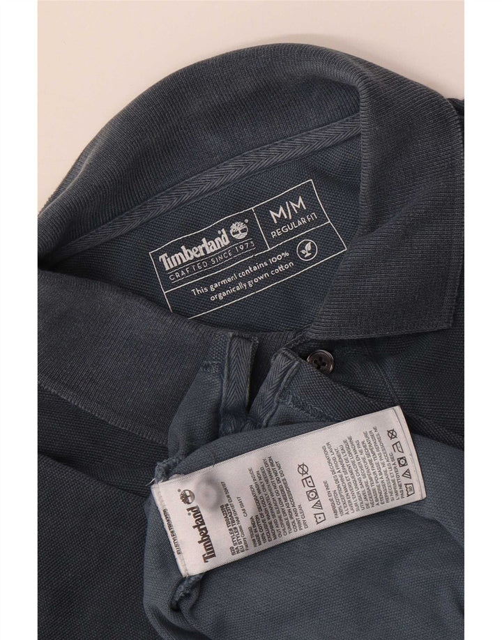 Męska koszulka polo Timberland o regularnym kroju, średnia, granatowa, bawełniana