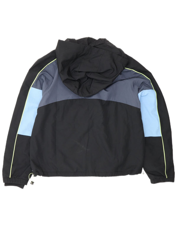Under Armour Mens Hooded Tracksuit Top Jacket XS Navy Blue Colourblock