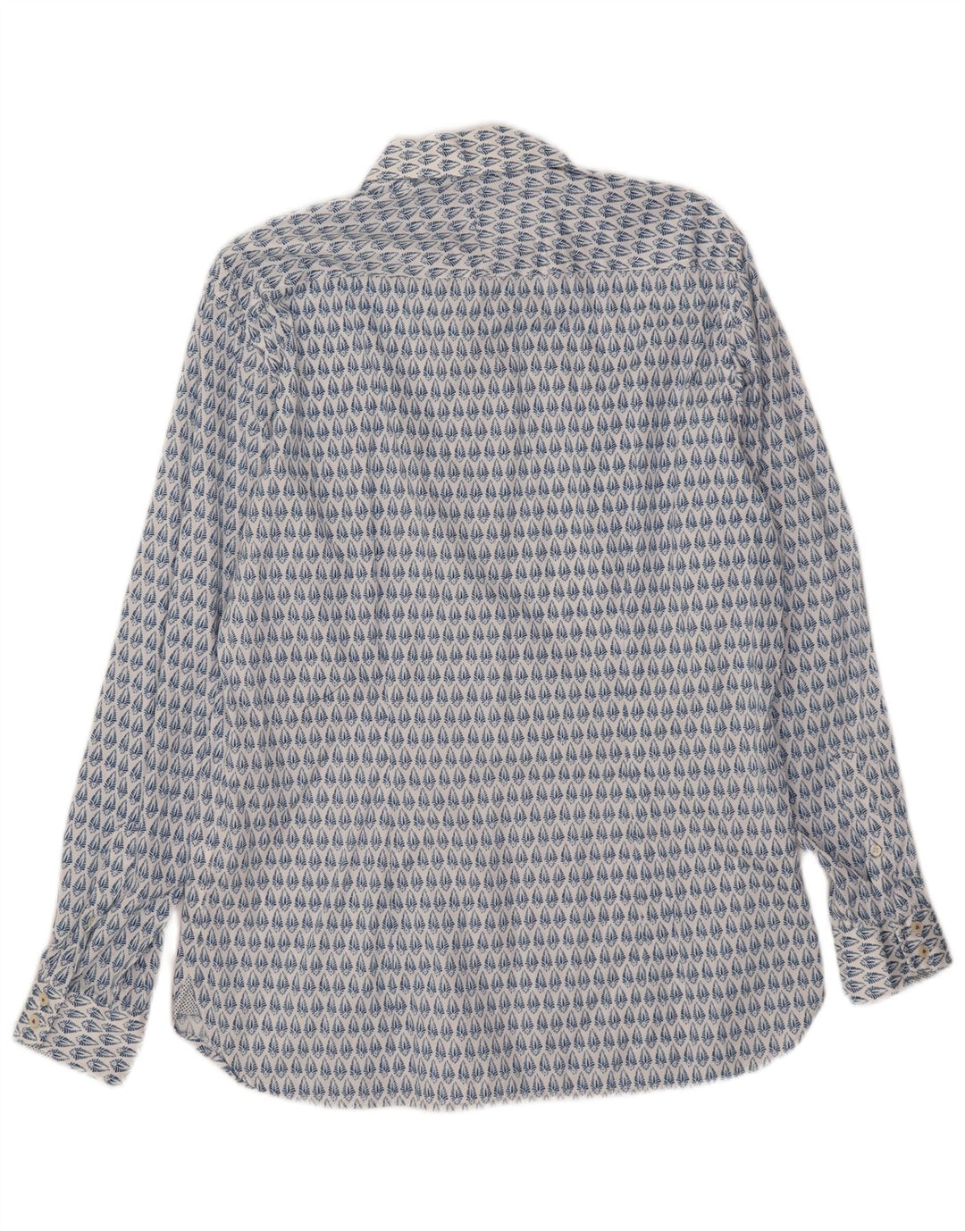 Koszula męska Ted Baker, rozmiar 16, duża, niebieska, bawełniana w kwiaty
