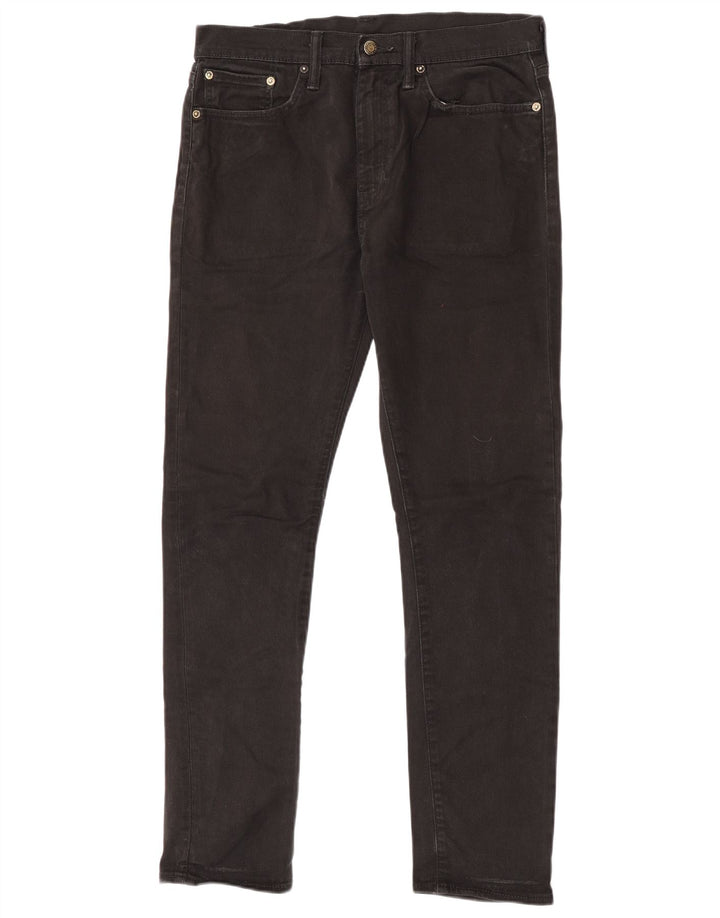 Męskie jeansy slim fit Levi's W31 L32 Czarna bawełna