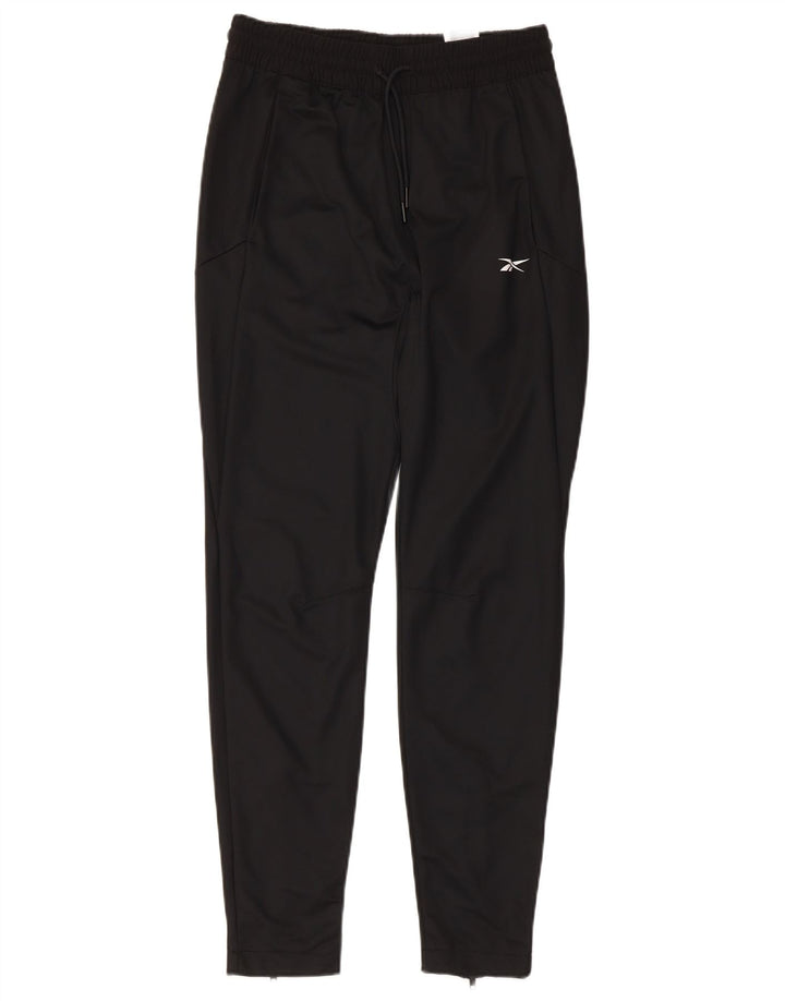 Damskie spodnie dresowe REEBOK UK 6 XS, czarny poliester