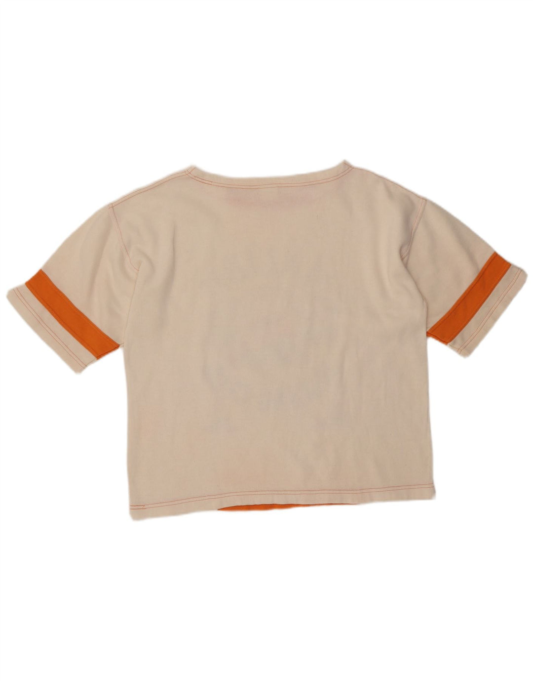 Damska koszulka z grafiką Malibu w stylu VINTAGE Top UK 14 Średnia złamana biel