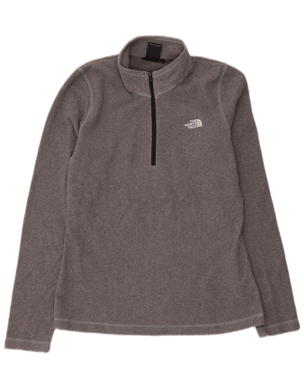 Damski sweter polarowy The North Face z zamkiem błyskawicznym, UK 10, mały, szary poliester