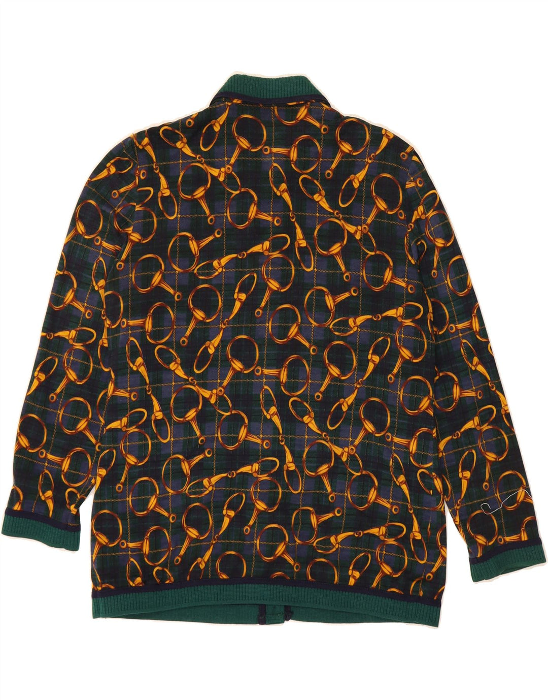 Sweter damski DOMINA z abstrakcyjnym wzorem UK 20 2XL zielony