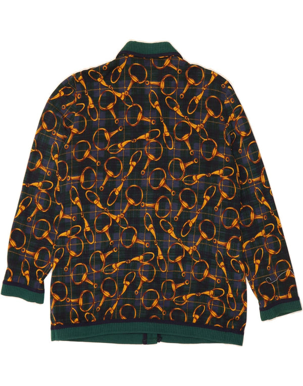 Sweter damski DOMINA z abstrakcyjnym wzorem UK 20 2XL zielony