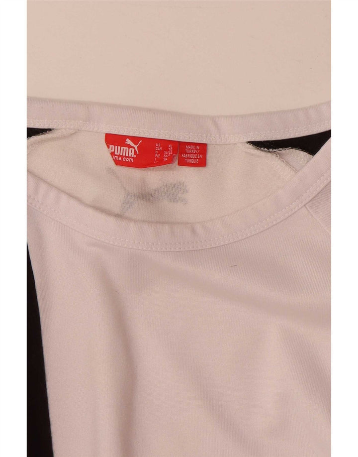 Męska koszulka Puma z długim rękawem XL w kolorze białym