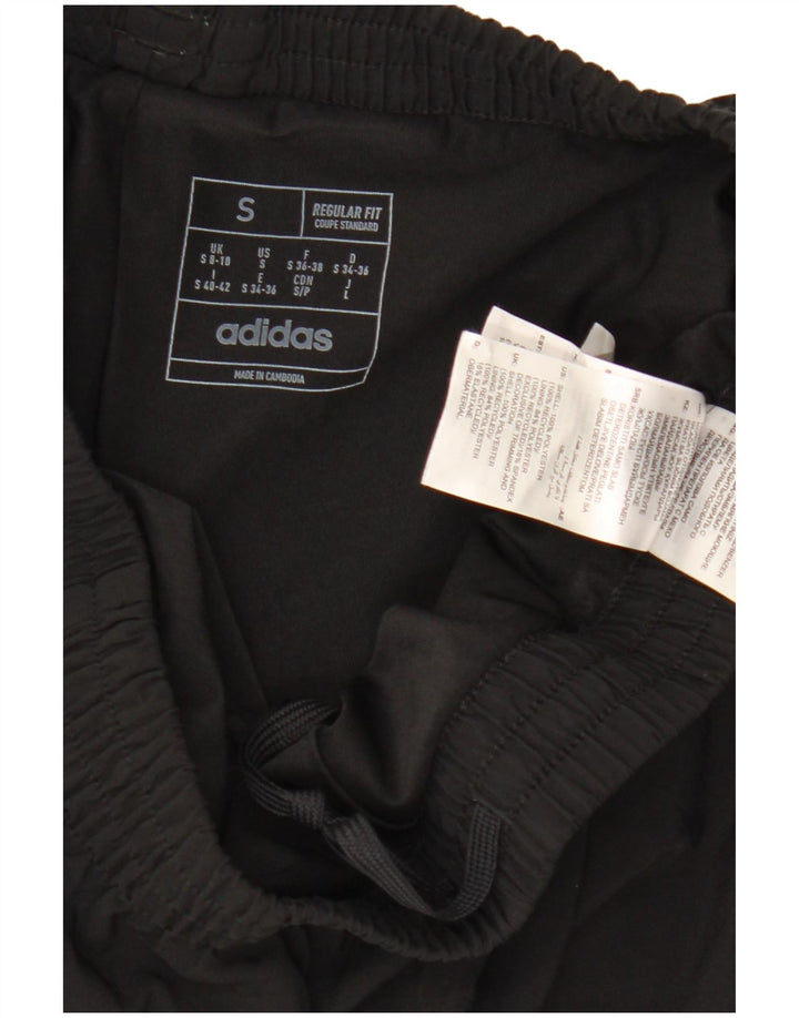 Damskie spodenki sportowe Adidas o regularnym kroju UK 8/10, małe, czarne, poliestrowe