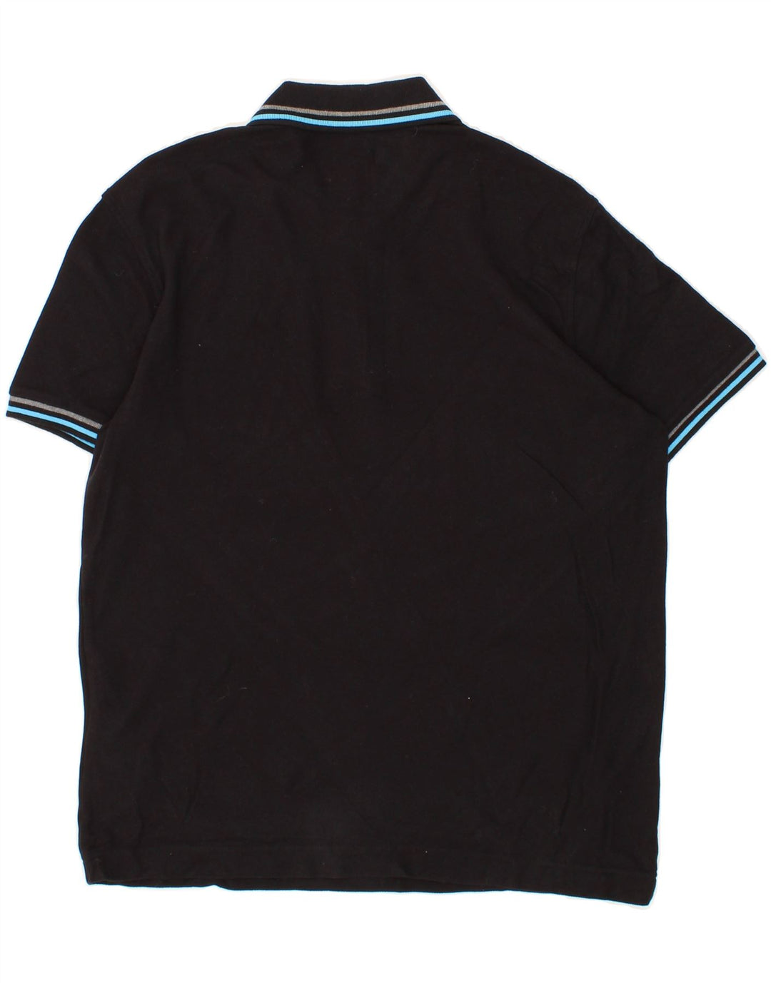 LOTTO Mens Polo Shirt Large Black Cotton Vintage Lotto and Second-Hand Lotto from Messina Hembry 
