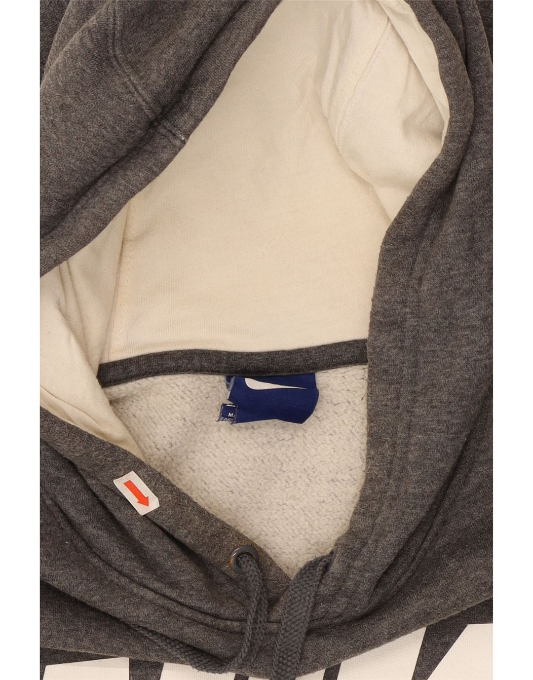 Męski sweter z kapturem Nike Graphic, średnioszary, bawełniany