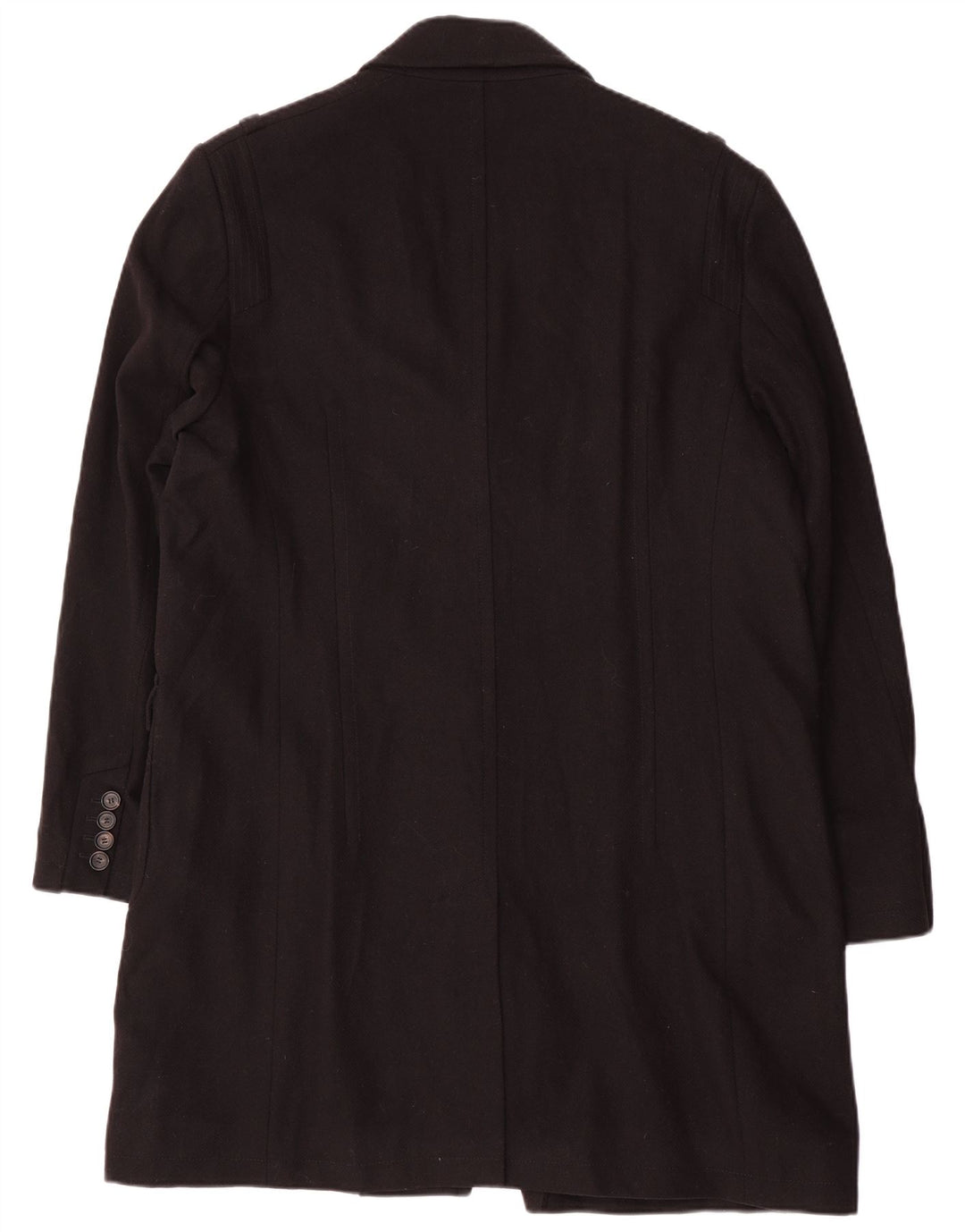 Płaszcz męski Reiss UK 44 2XL Granatowa, dziewicza wełna