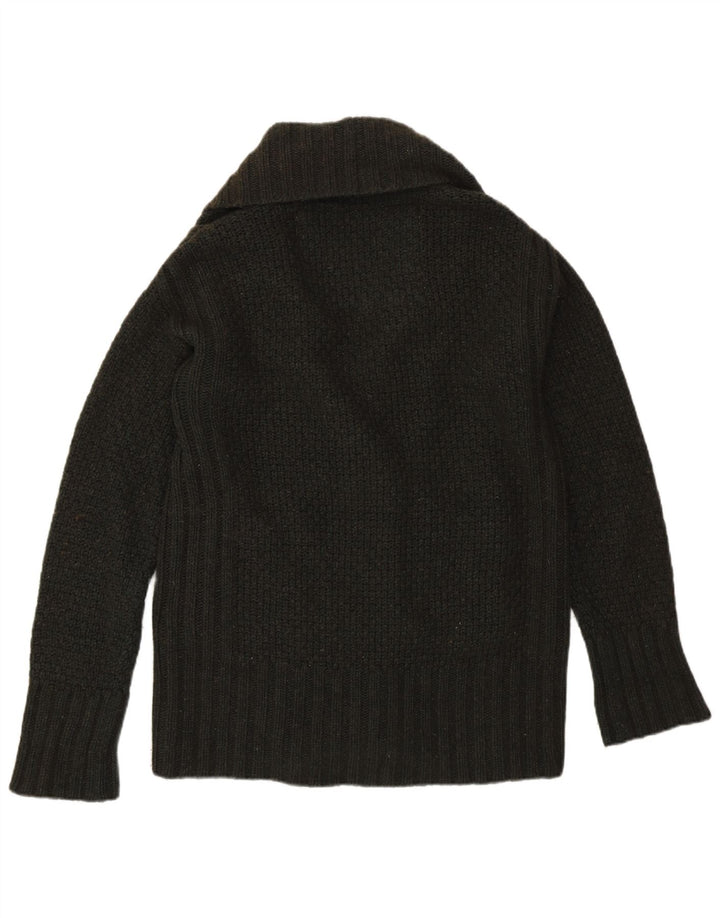 Damski sweter kardigan Superdry UK 16, duża wełna khaki