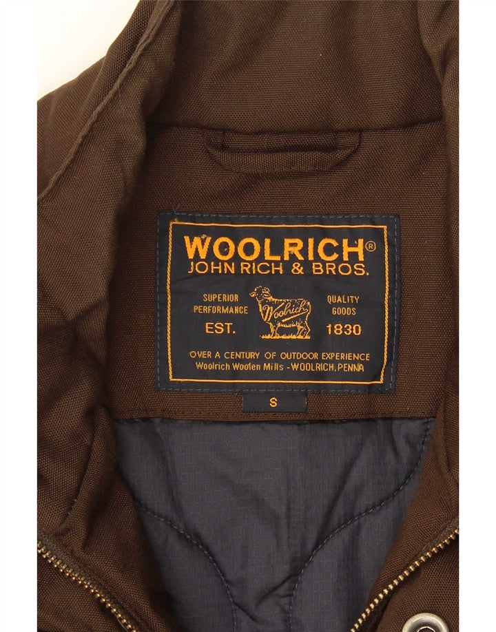 Męska kurtka wiatrówka wojskowa Woolrich UK 36 Small Khaki Nylon