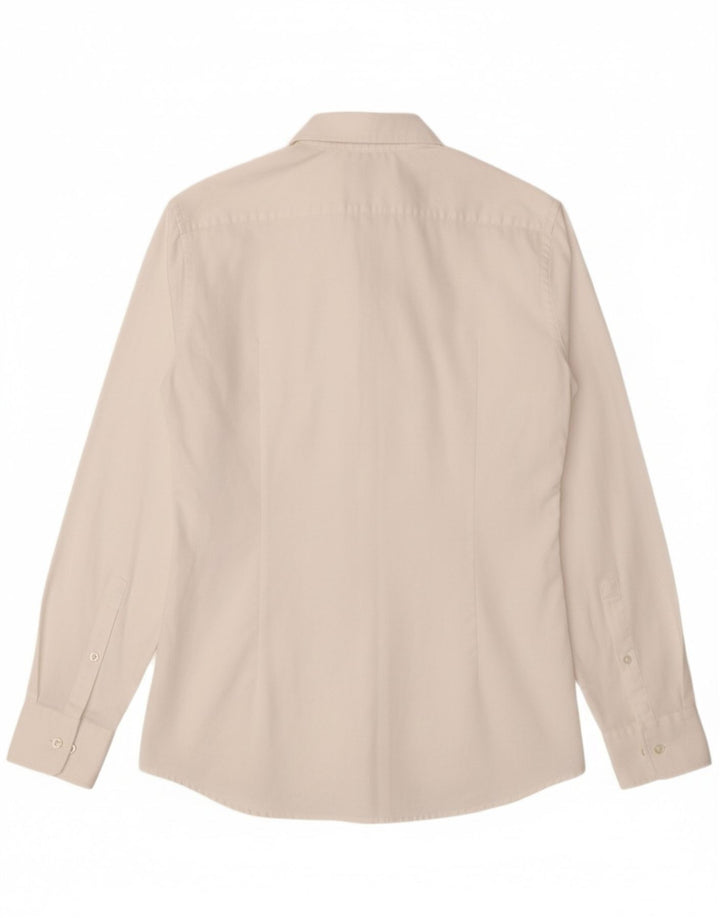 Męska koszula slim fit HUGO BOSS, rozmiar 38 15, średnia biel