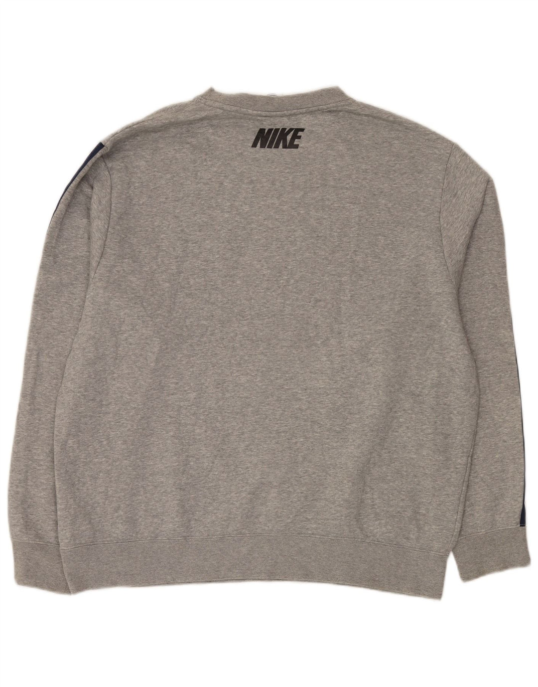 Męski sweter z grafiką NIKE XL, szary, bawełniany