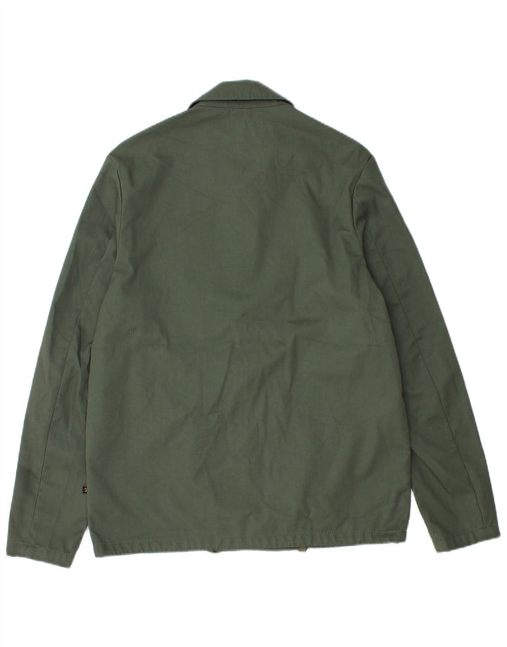 Męska kurtka bomber FARAH UK 34 XS, zielony poliester