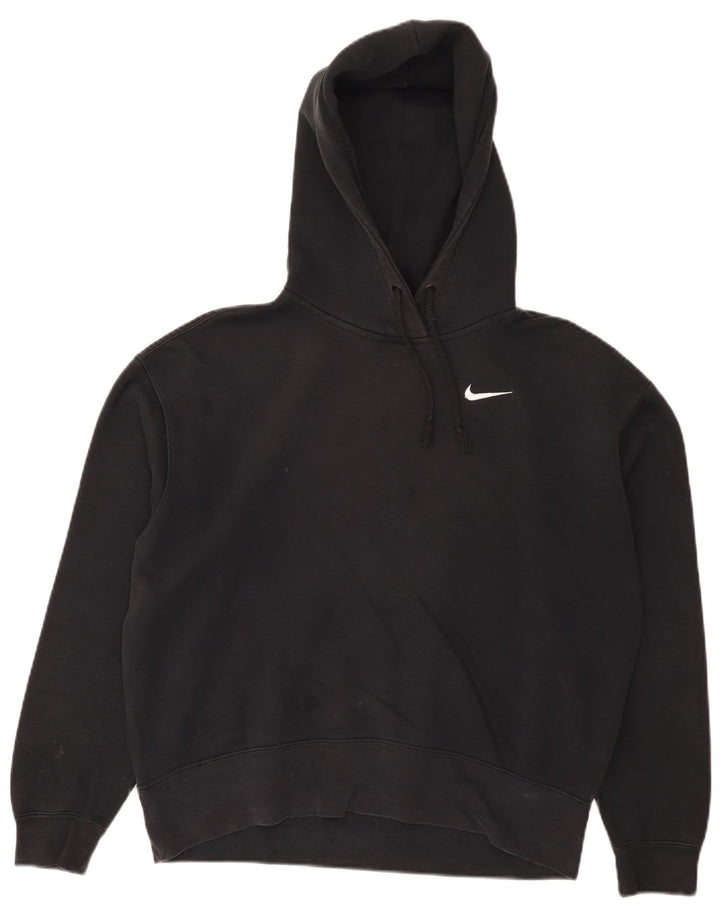 Damska bluza z kapturem Nike, mała, czarna, bawełniana
