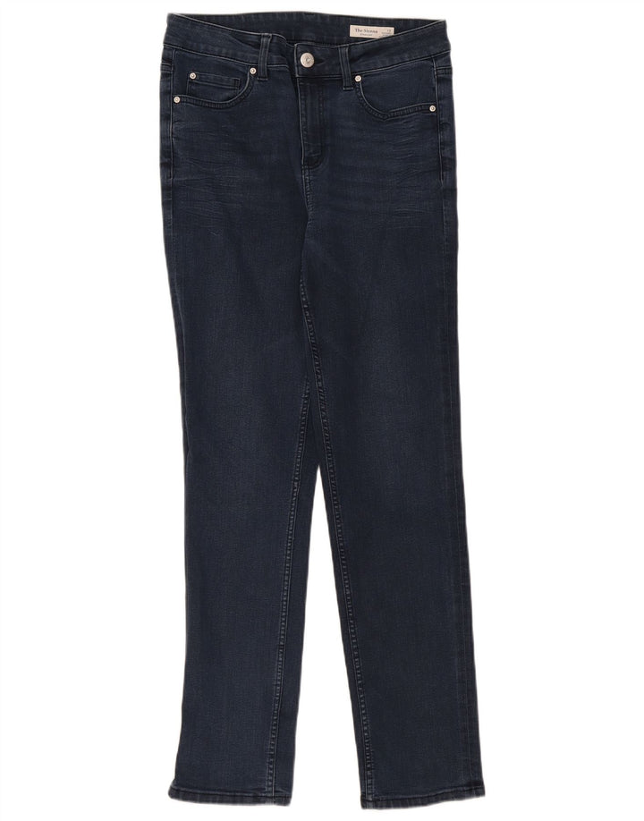 Marks & Spencer Damskie proste dżinsy UK 12 Medium W30 L30 Granatowe