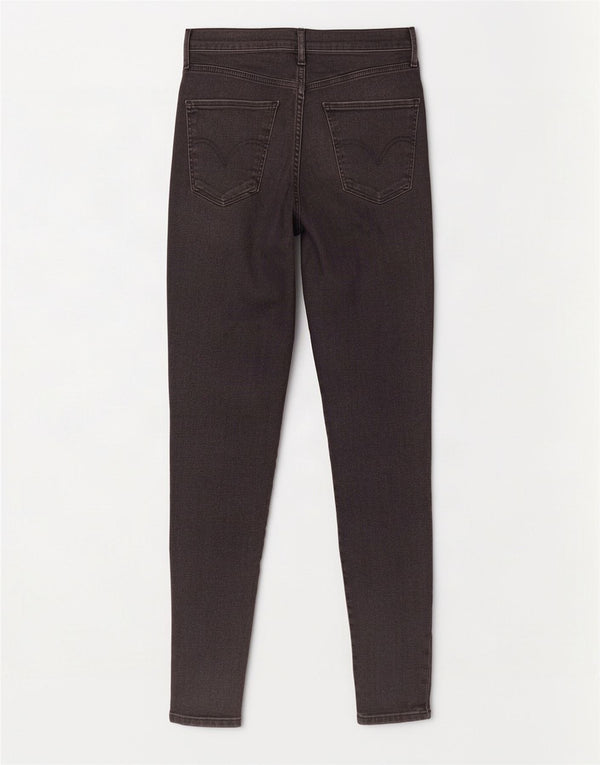 Damskie jeansy Levi's Mile High Super Skinny W29 L30 Szara bawełna