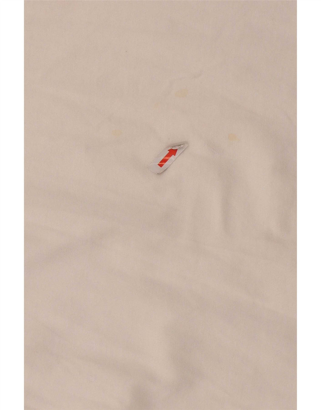 Damski top graficzny Ellesse z długim rękawem, UK 10, mały, biały, bawełniany