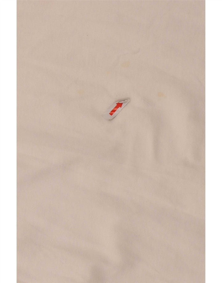 Damski top graficzny Ellesse z długim rękawem, UK 10, mały, biały, bawełniany