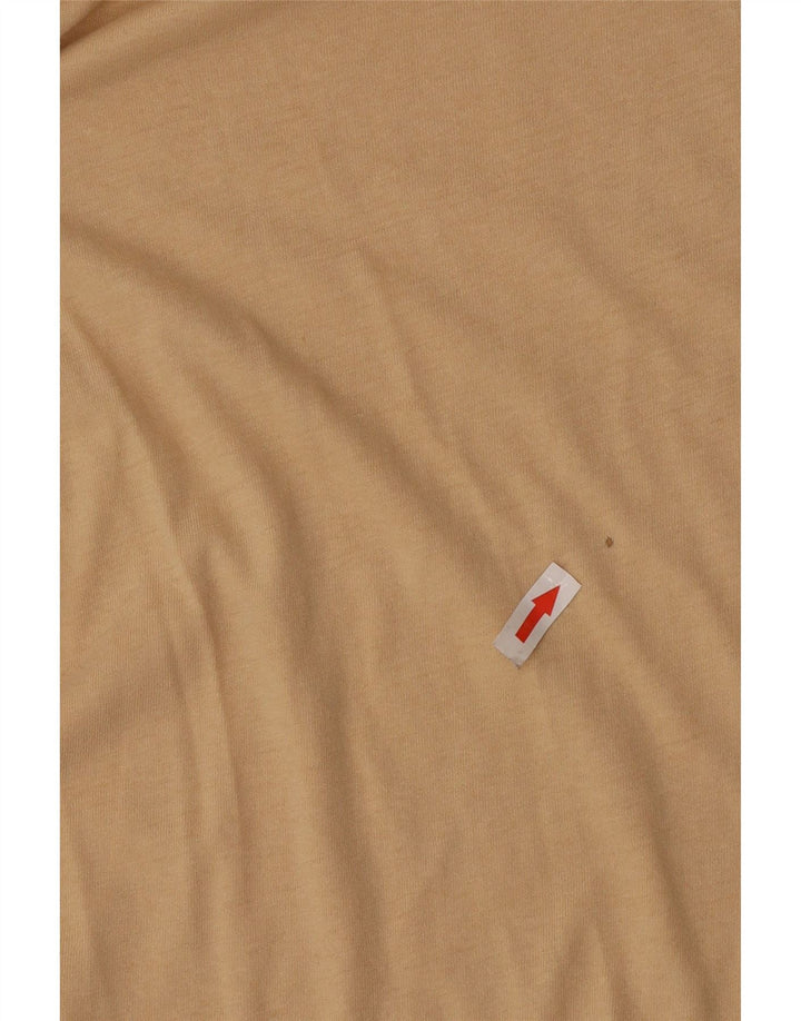 T-shirt damski Zara Top UK 16, duży, beżowy