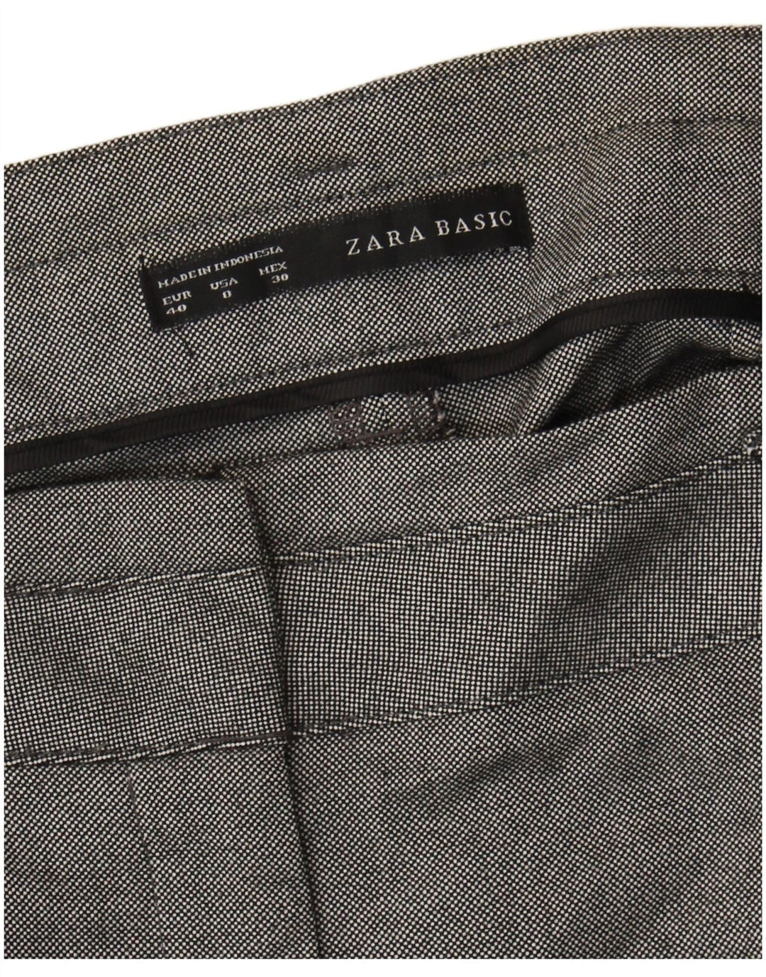 Męskie spodnie chino Zara EU 40 Medium W30 L27 Szary poliamid