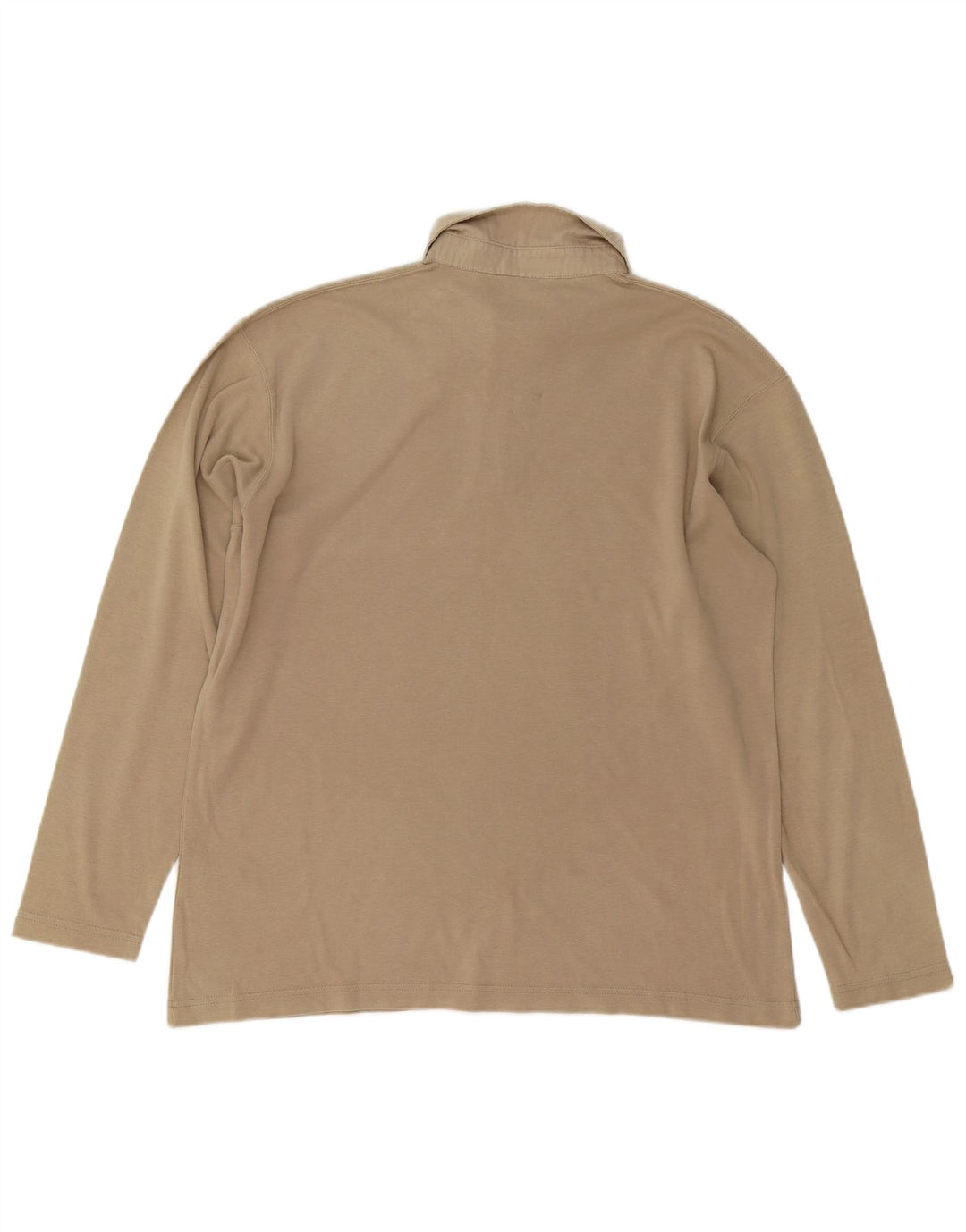 Chłopięca koszulka polo z długim rękawem CALVIN KLEIN JEANS, 15-16 lat, beżowa, bawełniana