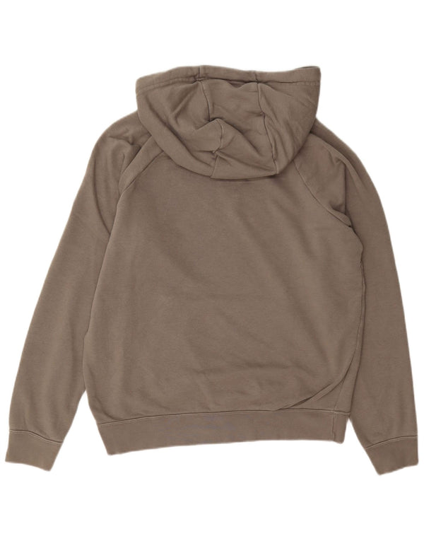 Damski sweter oversize z kapturem Nike UK 10, mały, szary, bawełniany