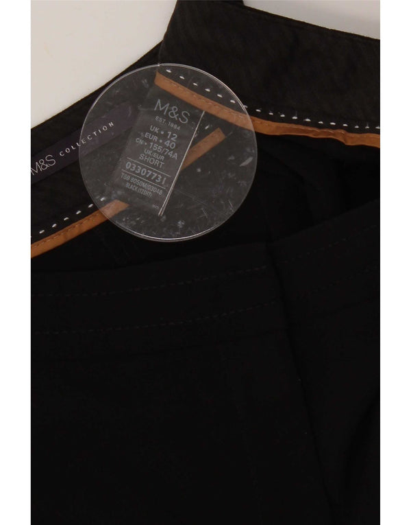 Marks & Spencer Damskie spodnie casual UK 12 Medium W32 L26 Czarne
