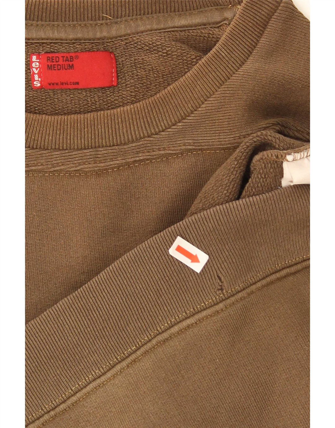 Męska bluza Levi's z grafiką o regularnym kroju, średnia brązowa bawełna