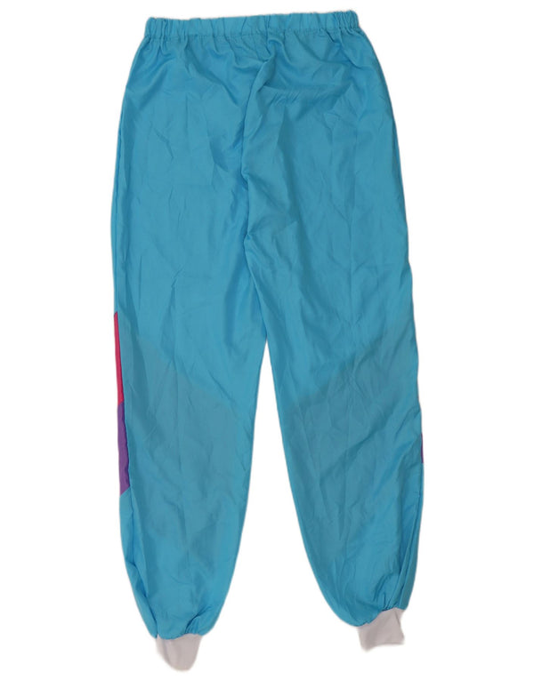 Damskie spodnie dresowe VINTAGE Joggers UK 10 Small Blue Colourblock