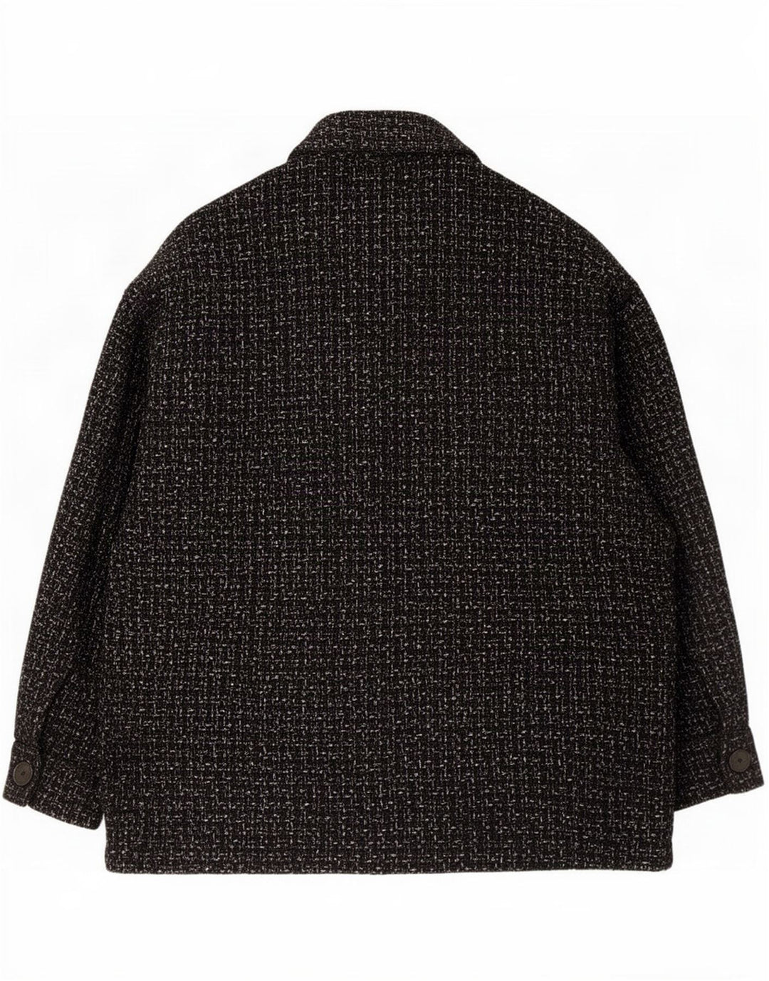 Damska kurtka oversize Zara UK 14, średnia, czarna, bawełniana w kratkę