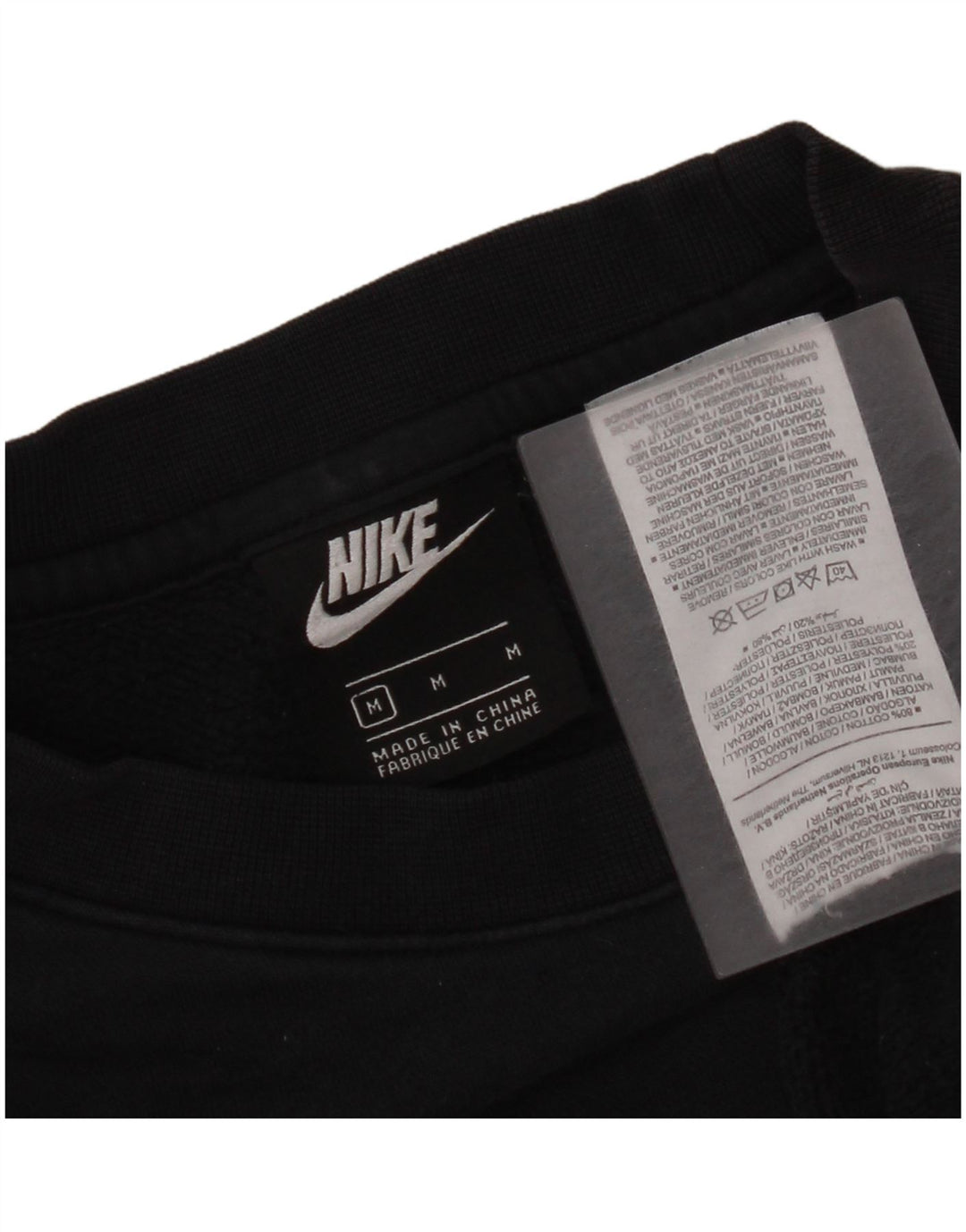 Męska bluza dresowa Nike, średnia czarna, bawełniana