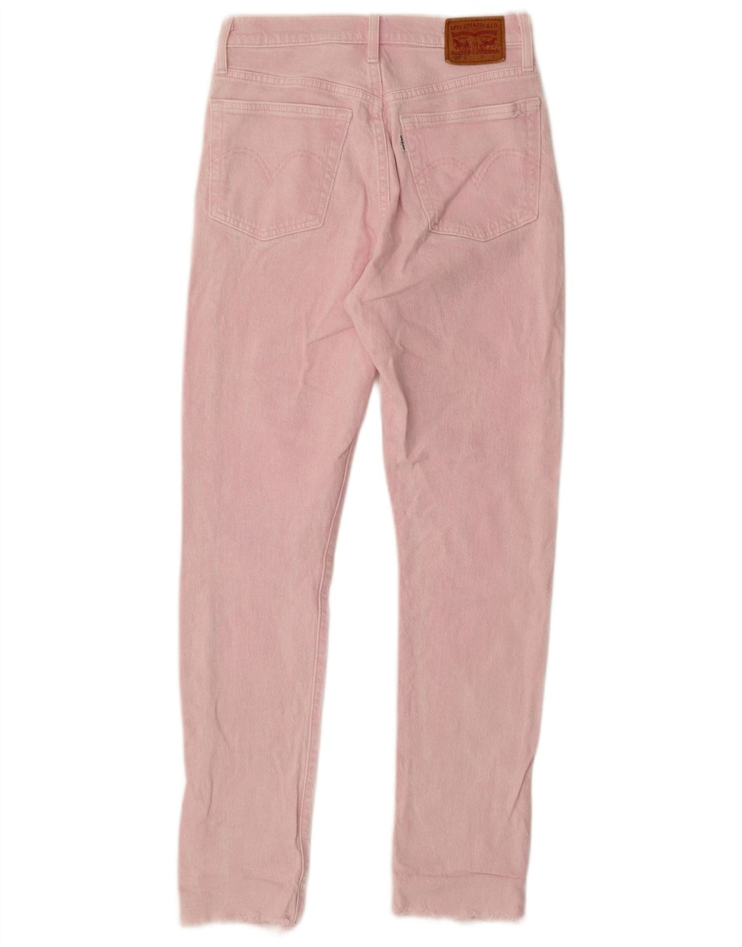 Damskie dżinsy Levi's 501 Straight W25 L30 Różowa bawełna