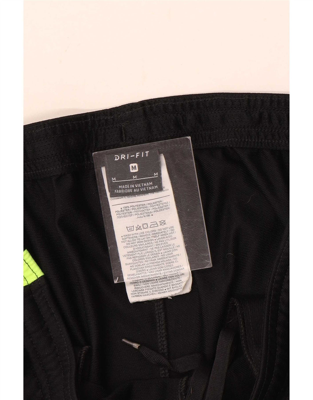 Męskie spodnie dresowe Nike Dri Fit, poliester w kolorze średniej czarnej kolorystyki