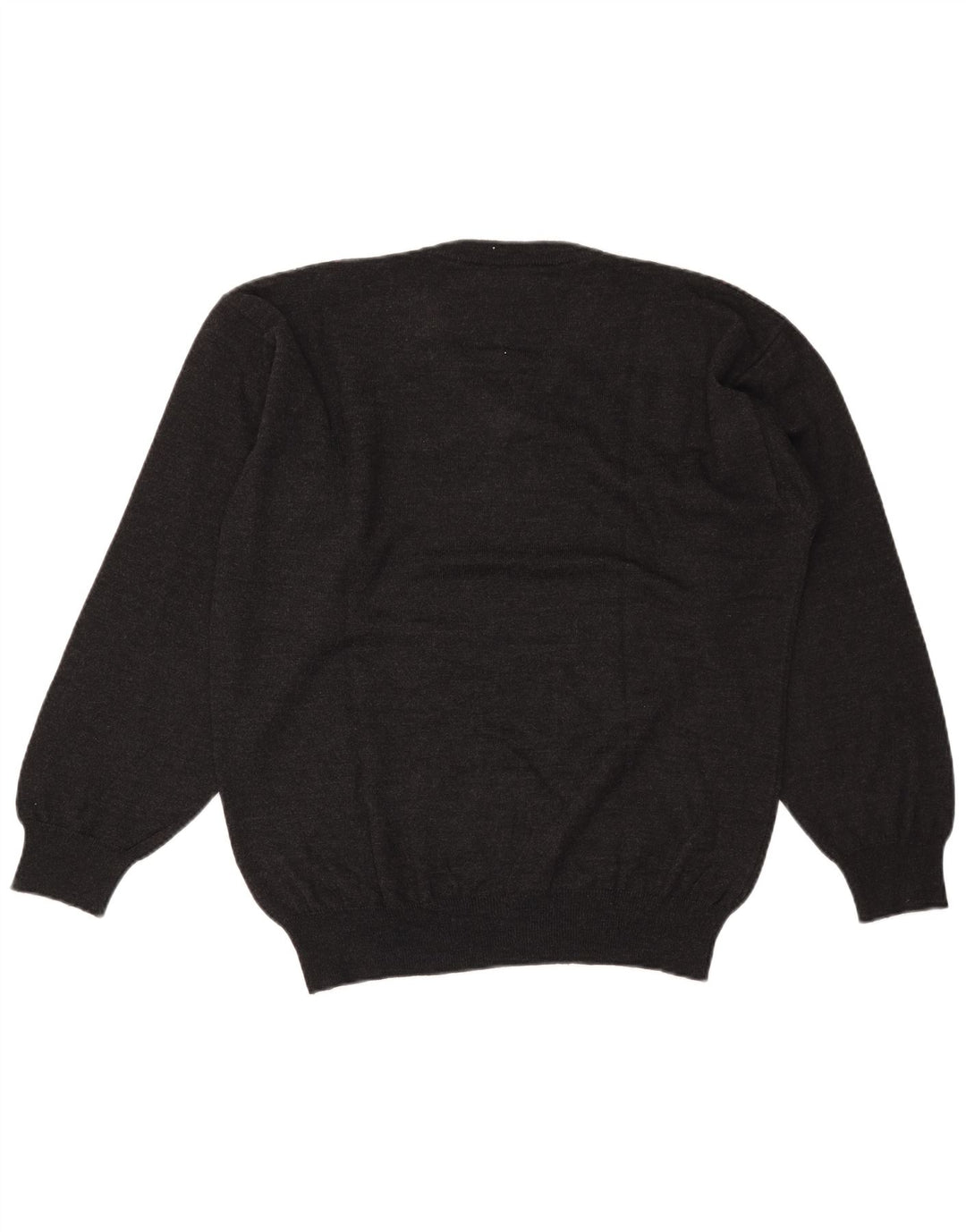 Vintage męski sweter z dekoltem w kształcie litery V XL szary Argyle/diamentowa wełna