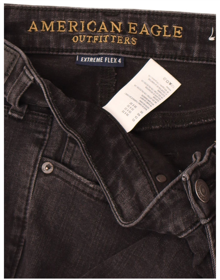 Męskie jeansy American Eagle Extreme Flex Skinny W30 L32 Szara bawełna