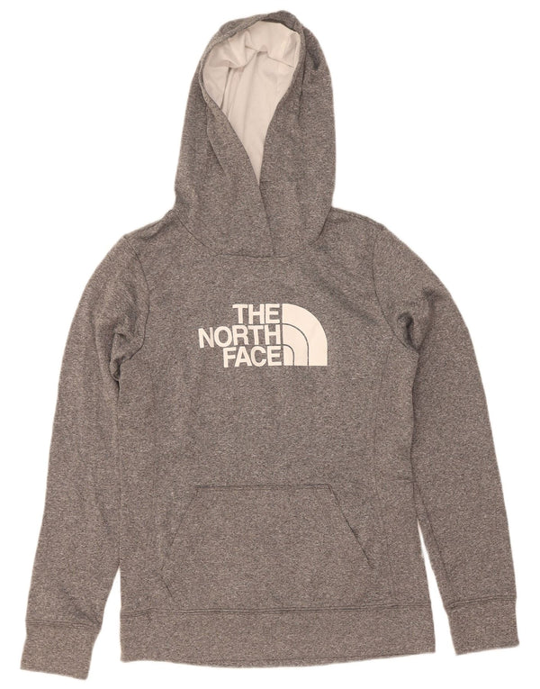 Damski sweter z kapturem The North Face, UK 10, mały, szary, poliestrowy